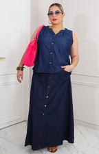 Blusa de mezclilla