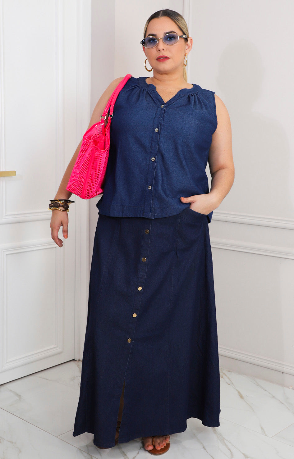 Blusa de mezclilla
