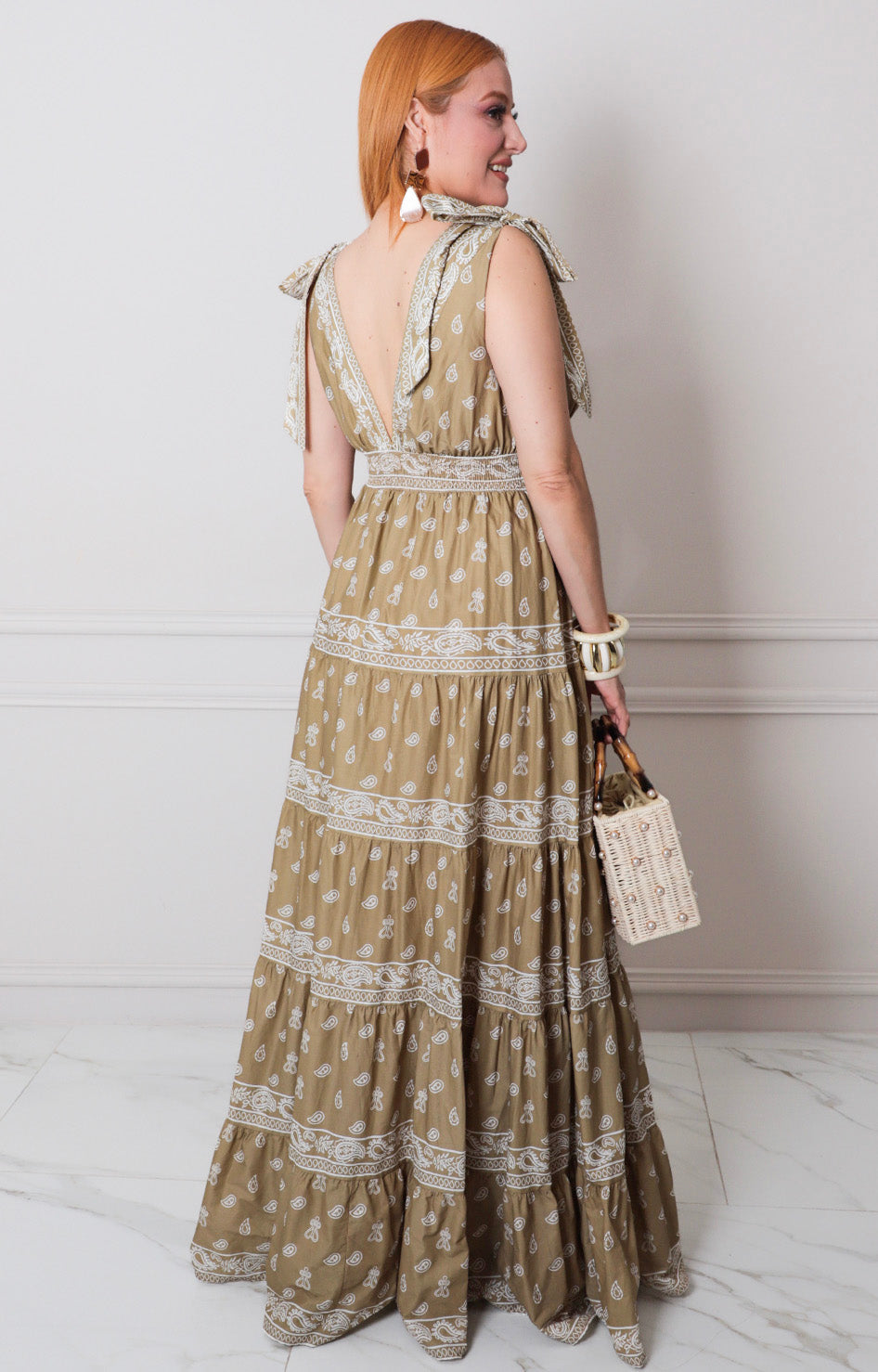 Vestido estampado de tirantes - VESTIDO LARGO REGULAR Boutiquemirel 