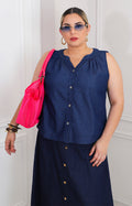 Blusa de mezclilla