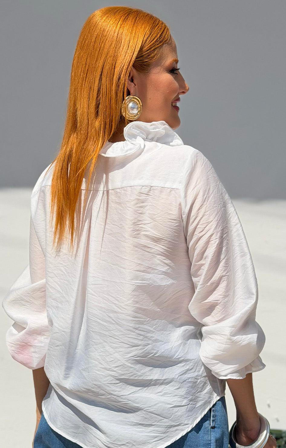 Blusa con detalle 3D - BLUSAS REGULAR Boutiquemirel 