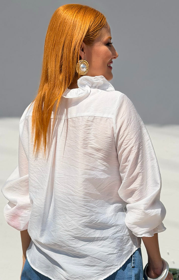 Blusa con detalle 3D - BLUSAS REGULAR Boutiquemirel 
