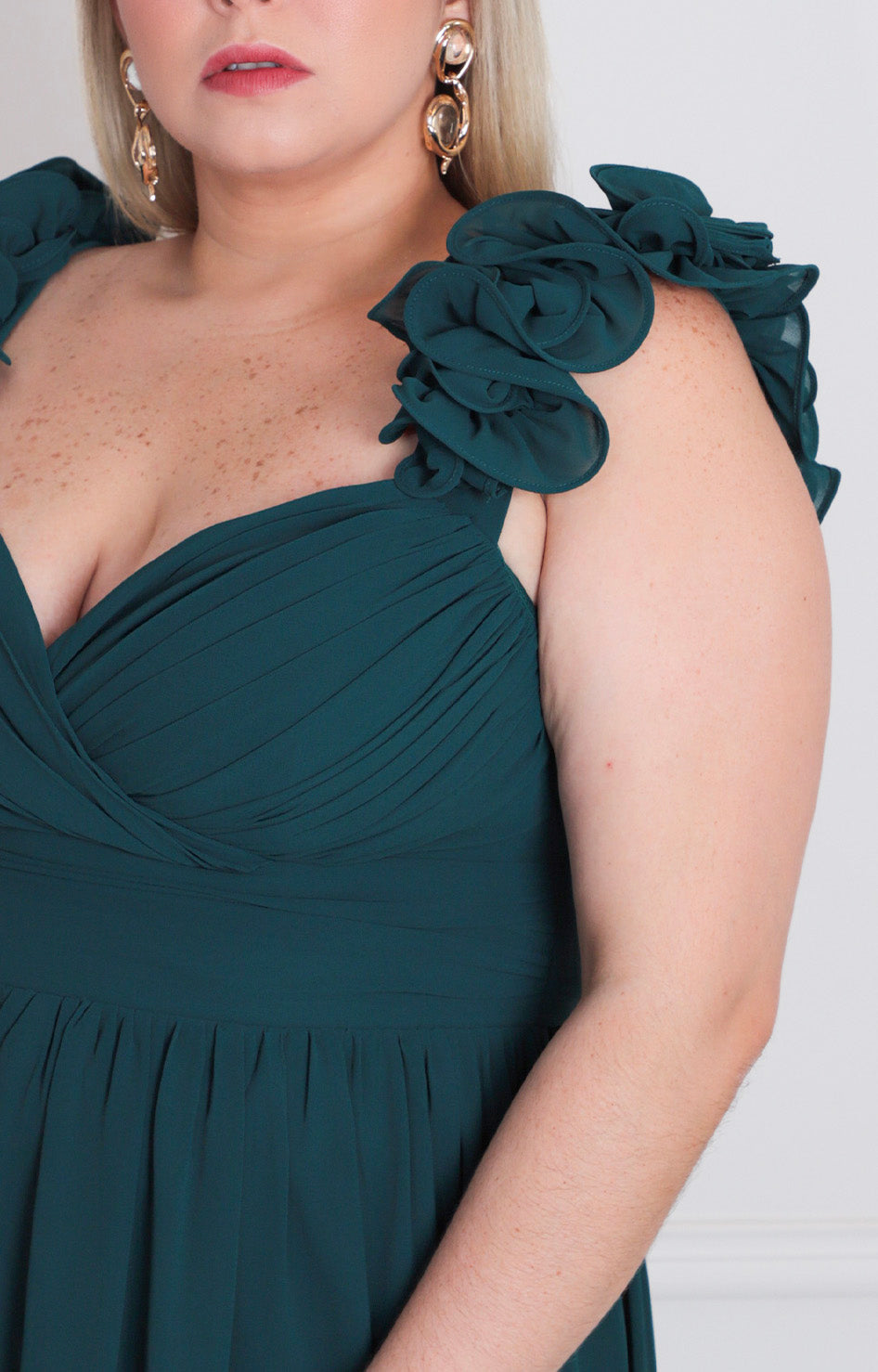 Vestido largo de tirantes - VESTIDO LARGO CURVY Boutiquemirel 