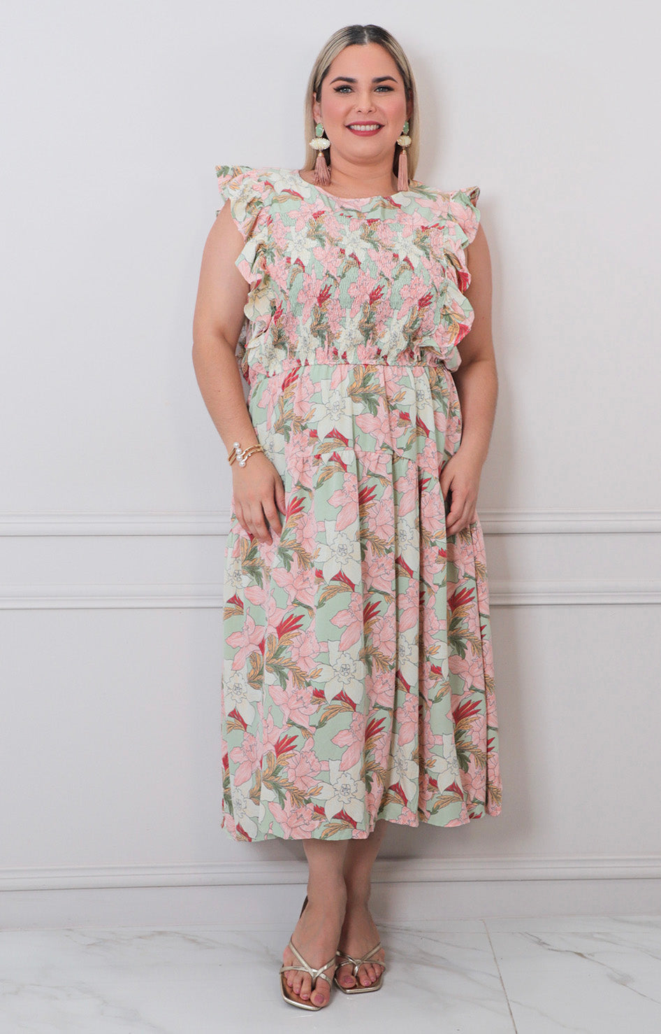 Vestido estampado - VESTIDO CORTO CURVY Boutiquemirel 