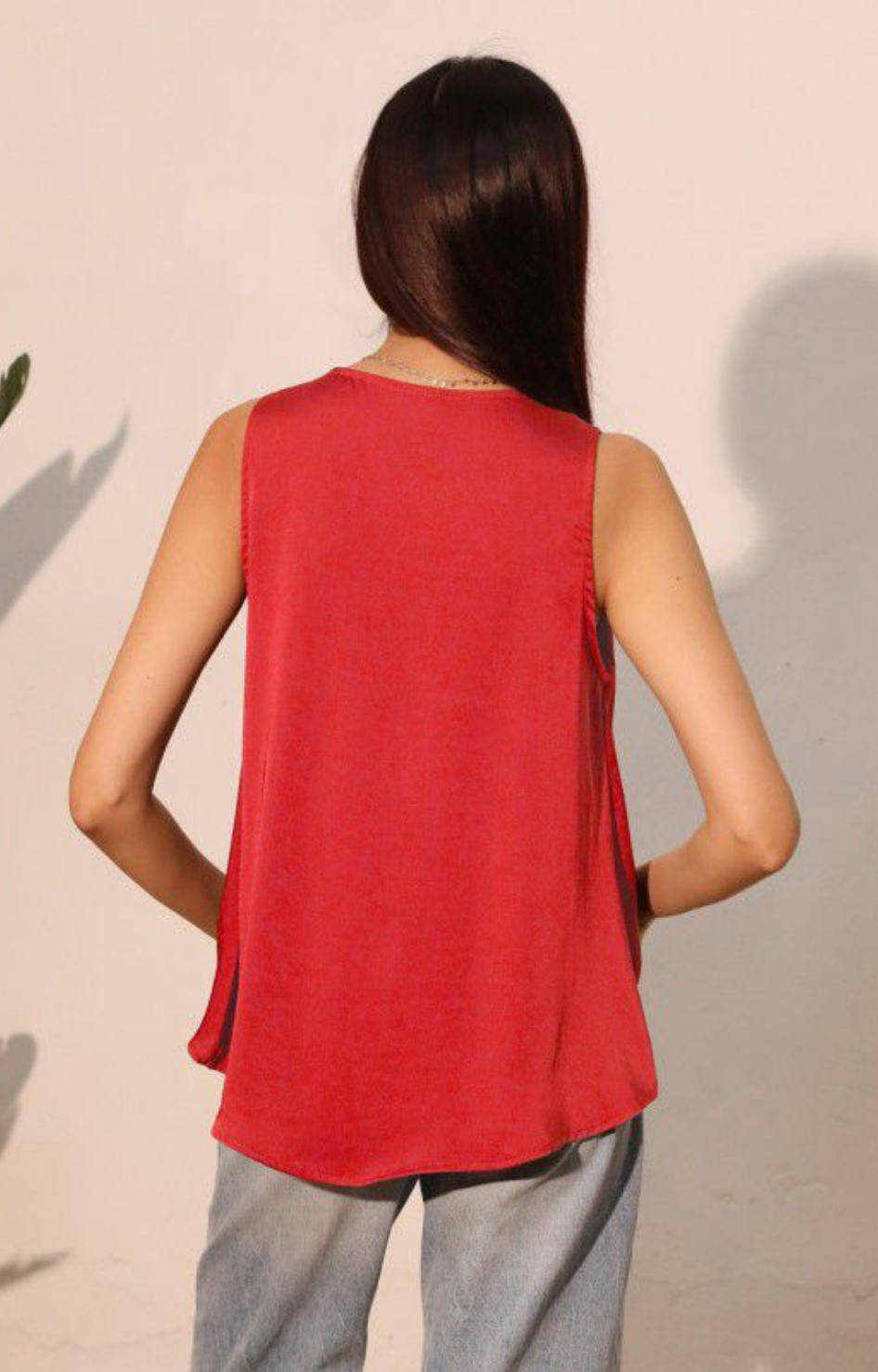 blusa roja