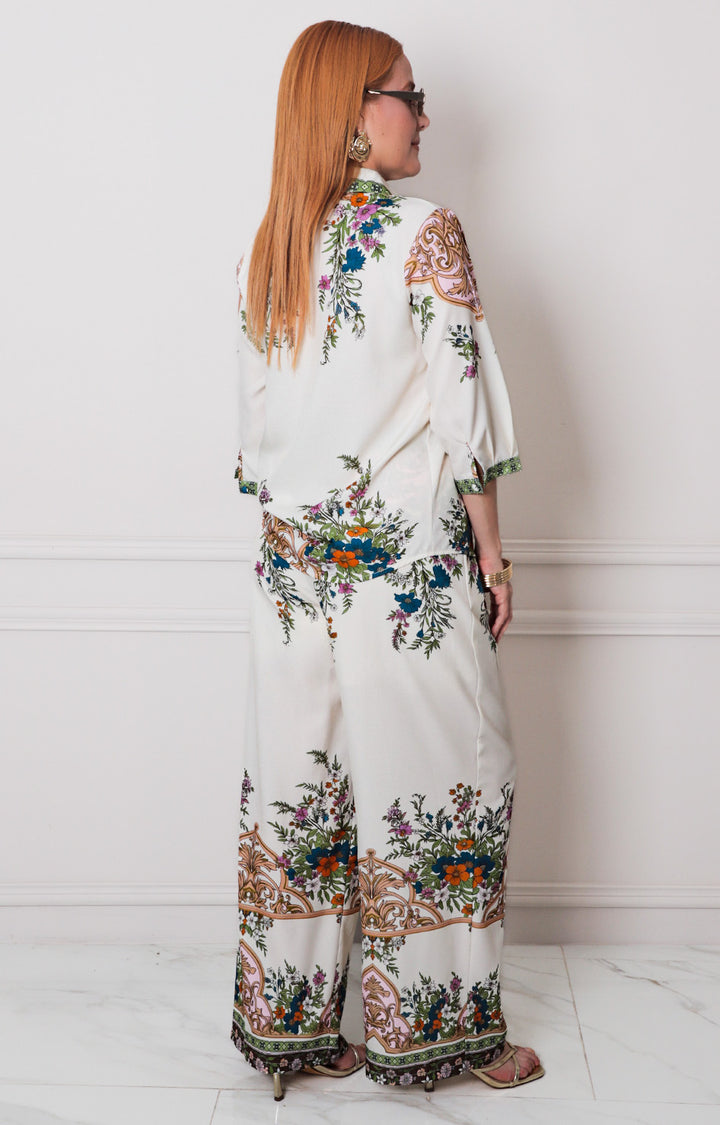 Conjunto beige estampado - CONJUNTO REGULAR Boutiquemirel 