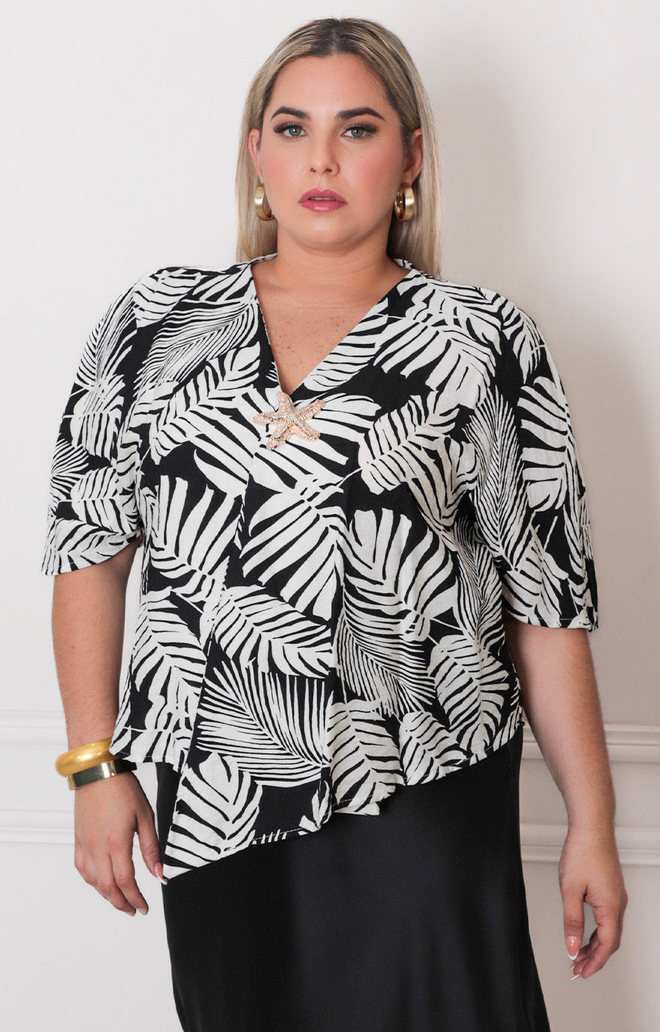 B*3-26*VERXY*JT0824-1*BEIGE ESTAMPADO - BLUSAS CURVY Boutiquemirel 