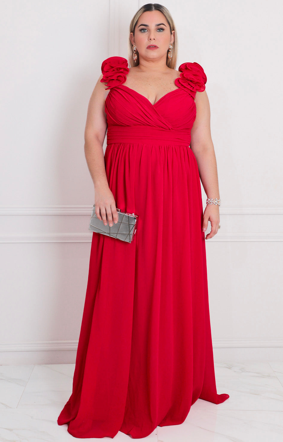 Vestido largo de tirantes - VESTIDO LARGO CURVY Boutiquemirel 