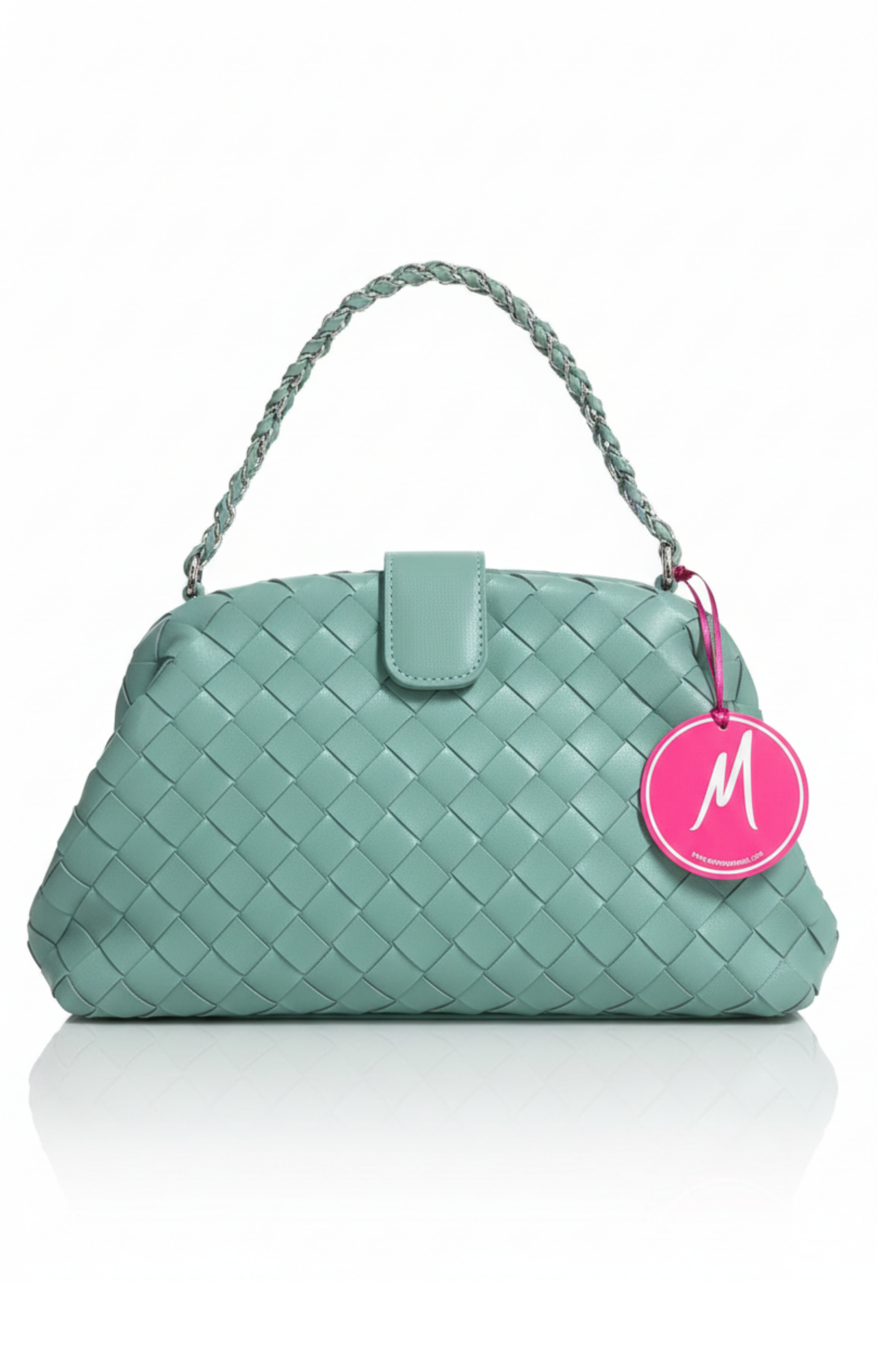 Bolsa verde con textura - BOLSA Boutiquemirel 