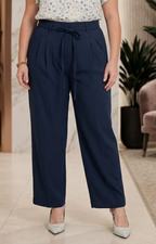 Pantalón azul con listón - PANTALON XL Boutiquemirel 