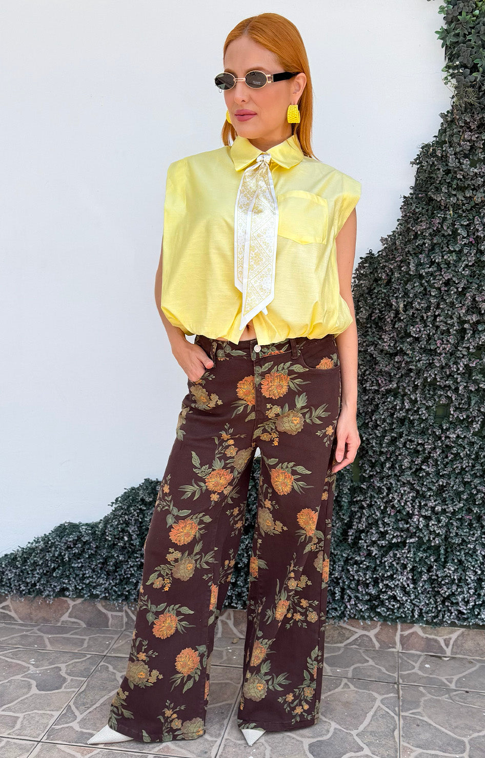 Blusa con pañuelo - BLUSAS REGULAR Boutiquemirel 