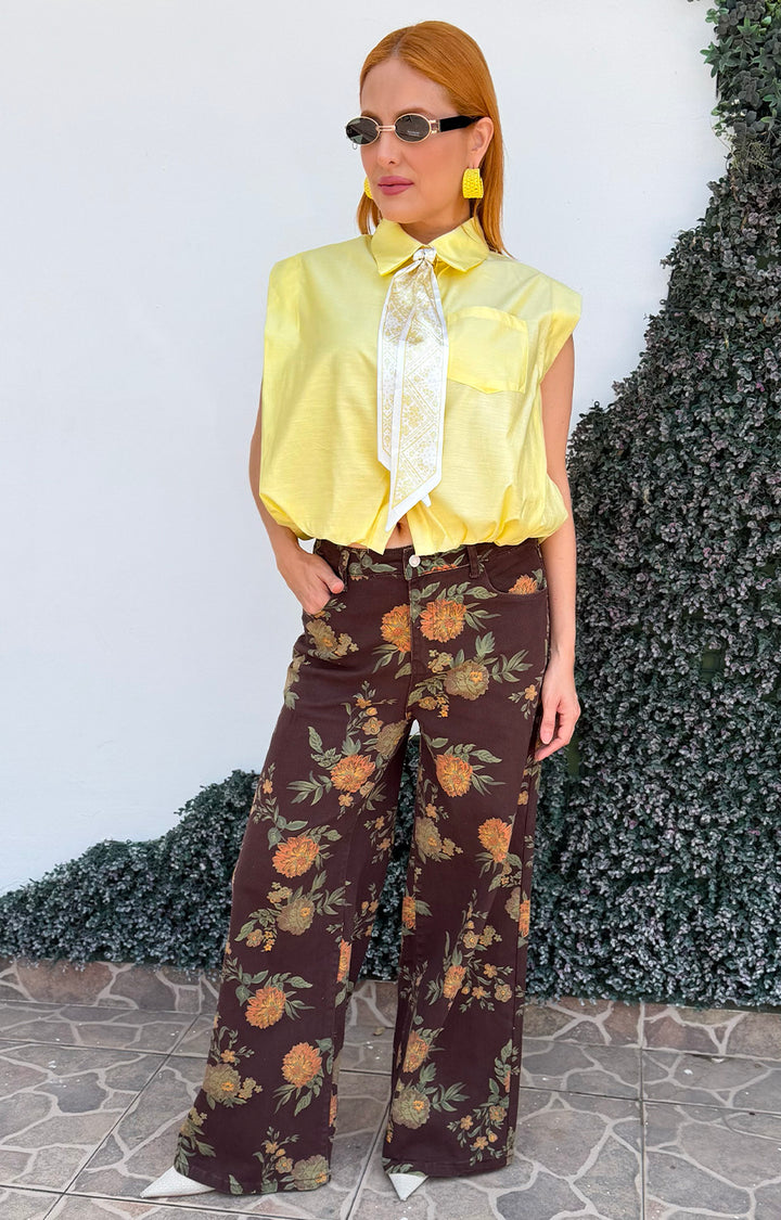 Blusa con pañuelo - BLUSAS REGULAR Boutiquemirel 