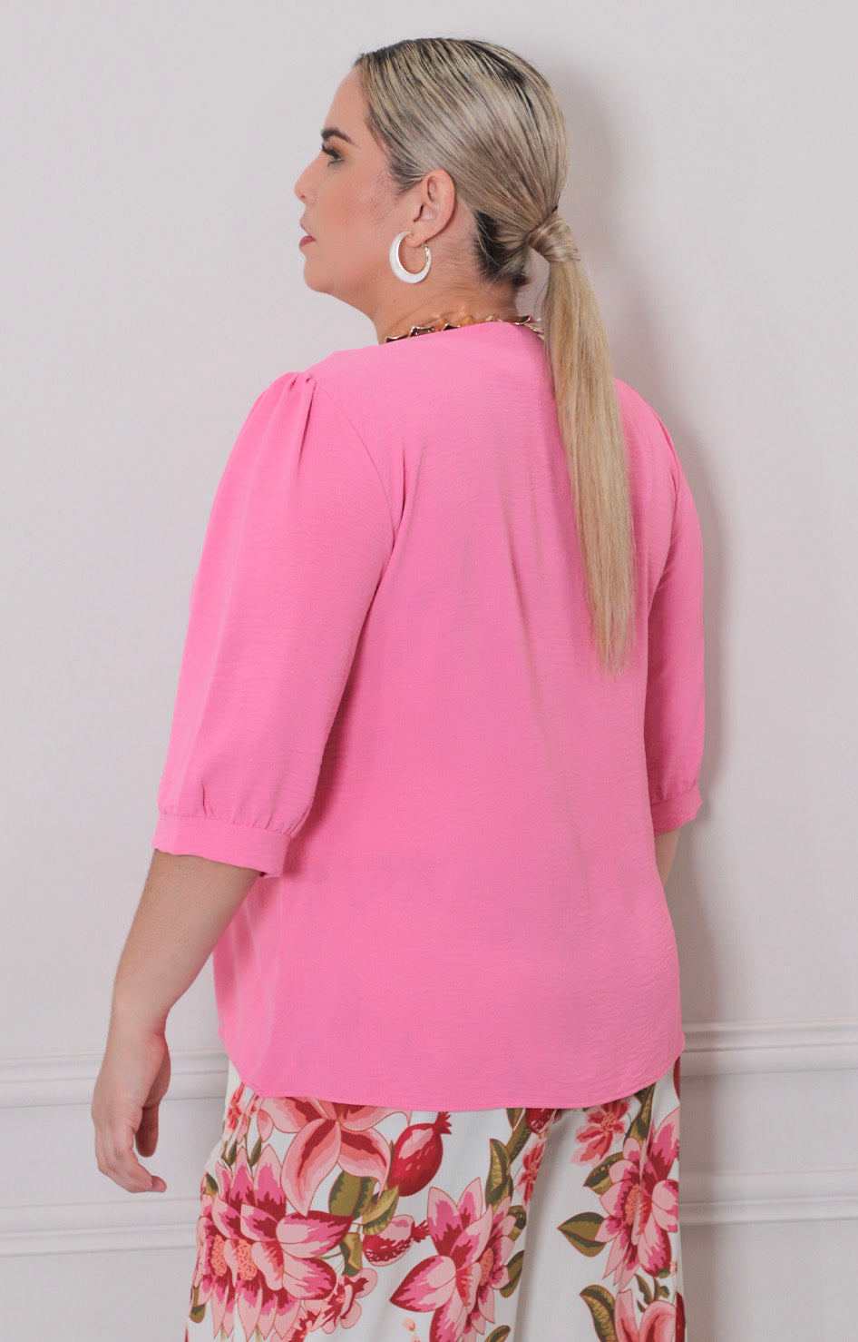 Blusa lisa - BLUSAS CURVY Boutiquemirel 