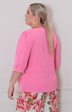 Blusa lisa - BLUSAS CURVY Boutiquemirel 