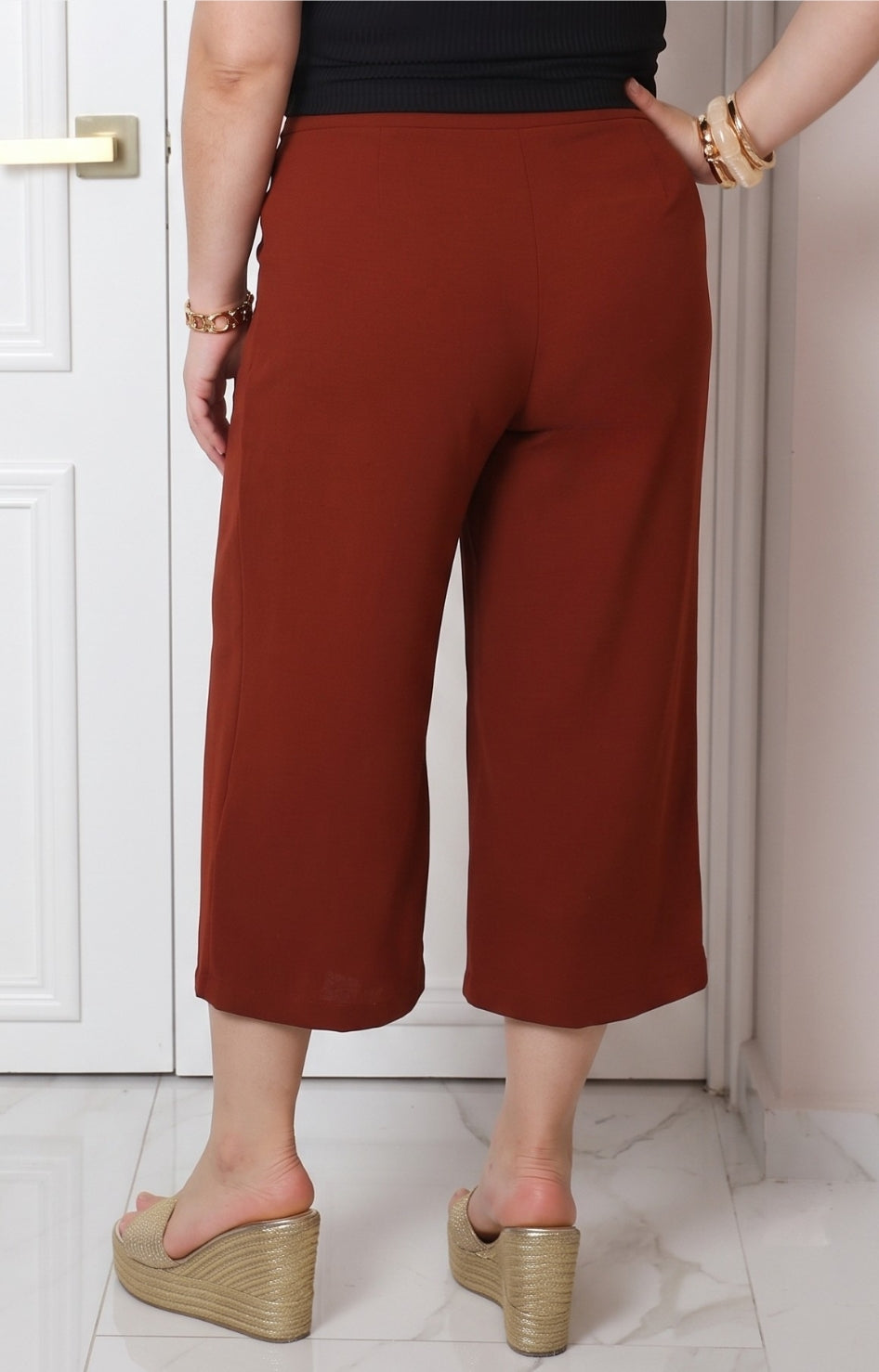 Capri con cintura elástica