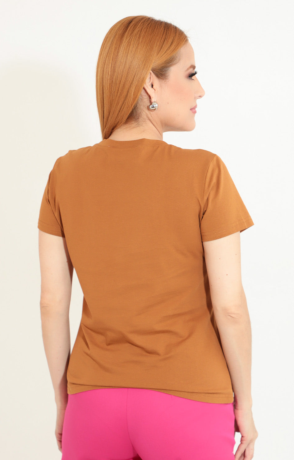 Blusa café con flor - BLUSA Boutiquemirel 