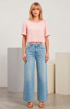 Blusa rosa con aplicaciones - BLUSAS REGULAR Boutiquemirel 