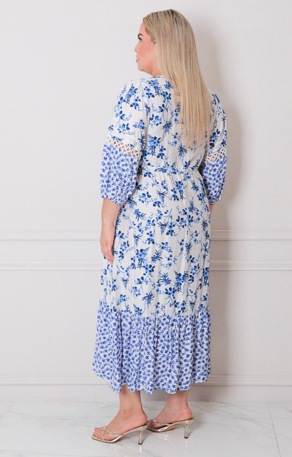 Vestido largo estampado - VESTIDO LARGO CURVY Boutiquemirel 