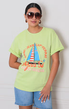 Blusa verde estampada - BLUSAS REGULAR Boutiquemirel 