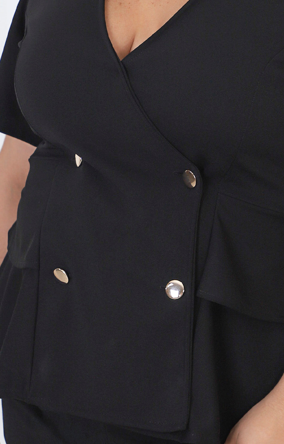Conjunto negro liso