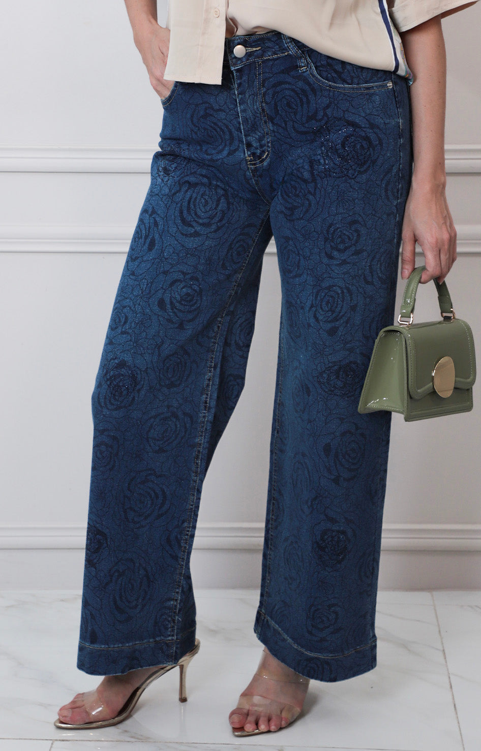 P*3-26*LA REYNA*8882*MEZCLILLA - PANTALON MEZCLILLA REGULAR Boutiquemirel 