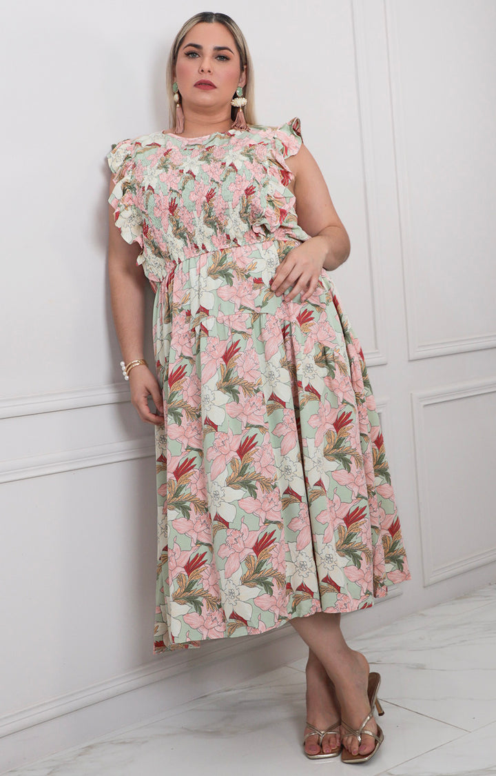 Vestido estampado - VESTIDO CORTO CURVY Boutiquemirel 