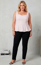 Pantalón recto negro - PANTALON XL Boutiquemirel 
