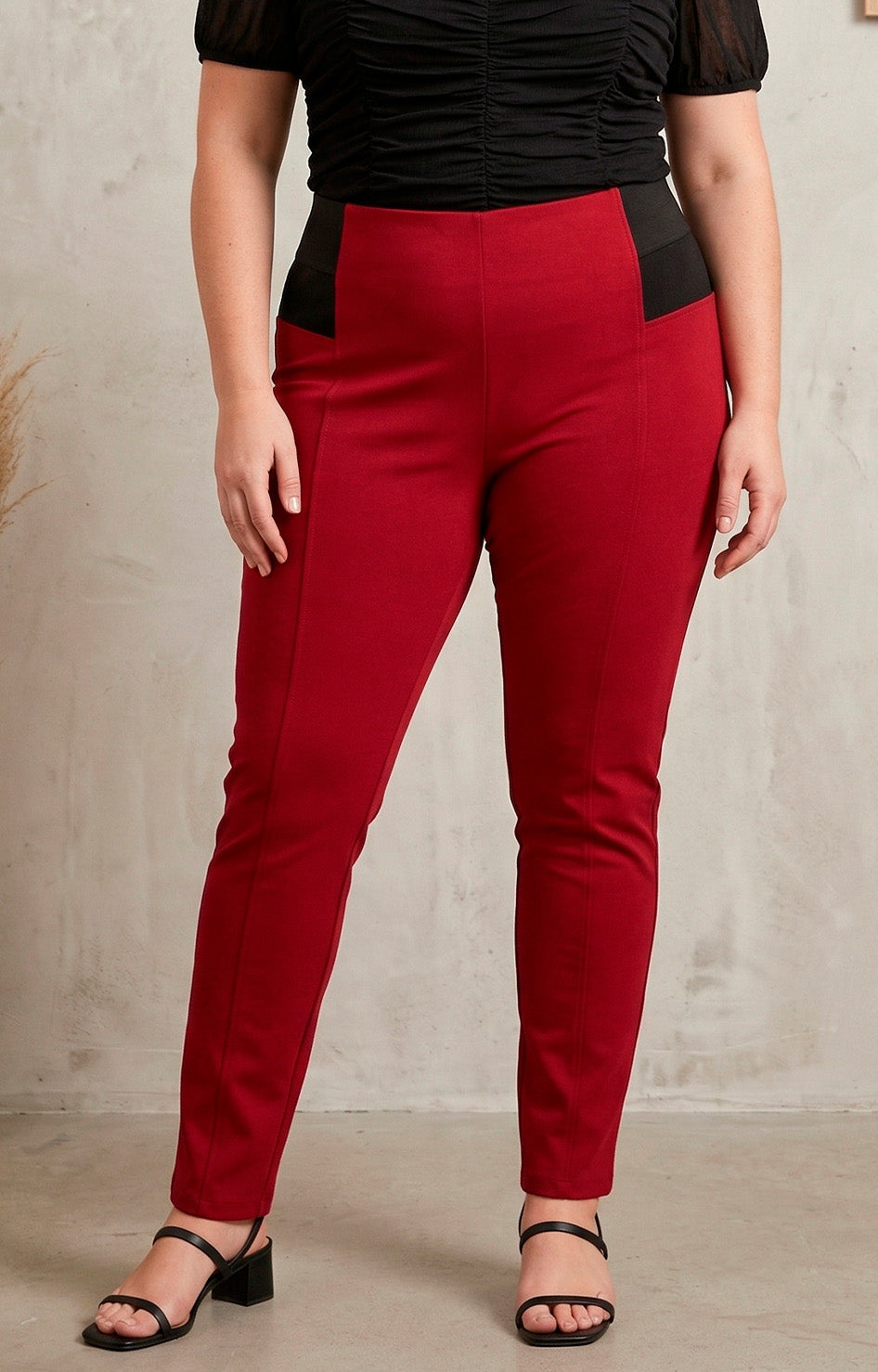 Pantalón rojo con resorte - PANTALON XL Boutiquemirel 