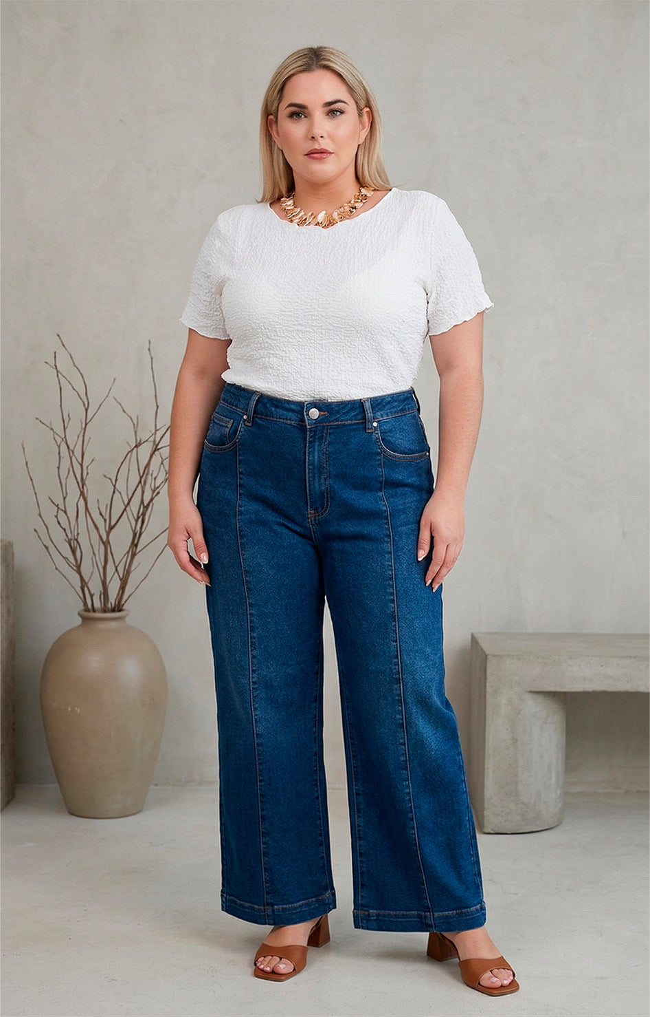 Pantalòn de mezclilla azul - PANTALON XL Boutiquemirel 