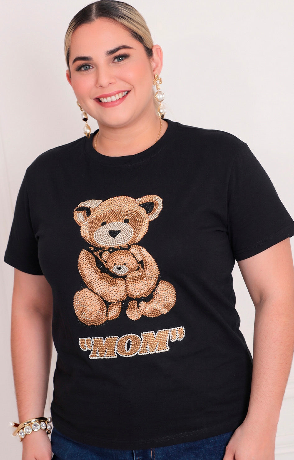 Blusa con osos y aplicaciones - BLUSAS CURVY Boutiquemirel 