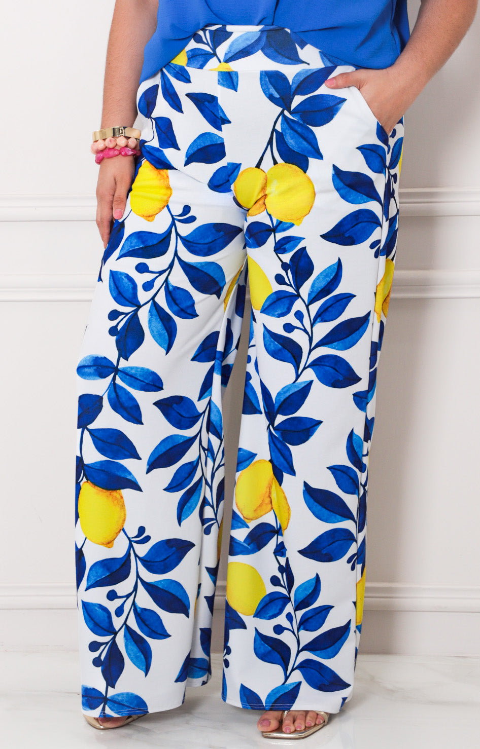 Pantalon recto estampado - PANTALON CURVY Boutiquemirel 