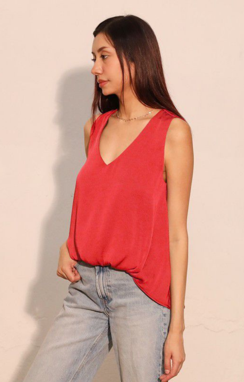 blusa roja