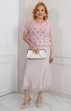 Blusa floral en relieve