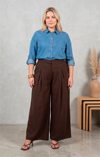 Pantalón café - PANTALON XL Boutiquemirel 