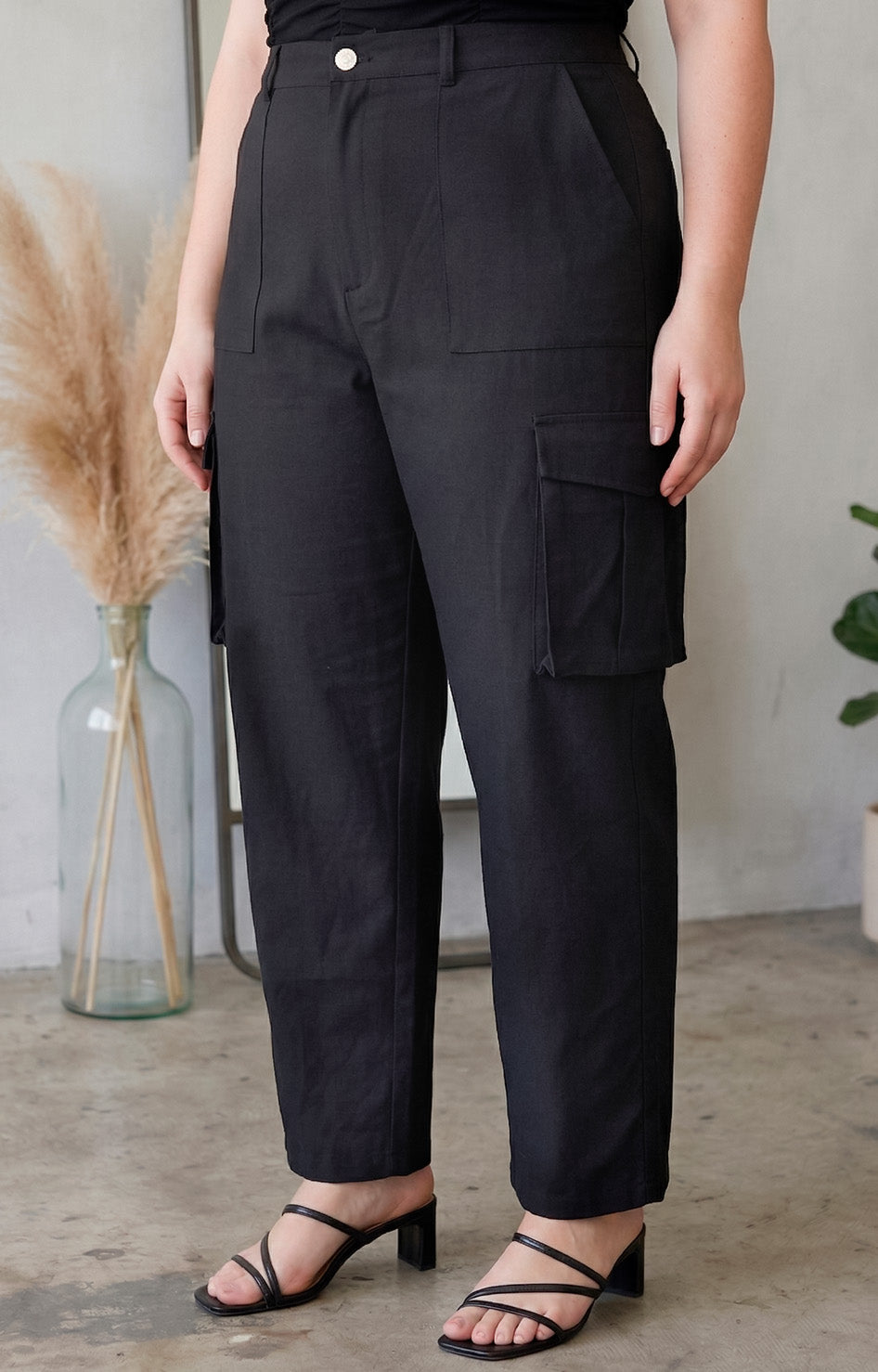 Pantalon negro - PANTALON CURVY Boutiquemirel 