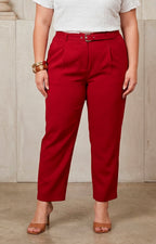Pantalòn recto con cinturòn - PANTALON CURVY Boutiquemirel 