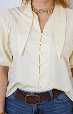 Blusa de rayas con botones