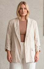 Saco beige - SACOS CURVY Boutiquemirel 