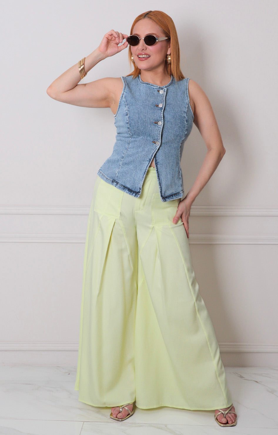 Blusa de mezclilla con botones - BLUSAS REGULAR Boutiquemirel 