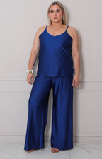Pantalón satinado - PANTALON CURVY Boutiquemirel 