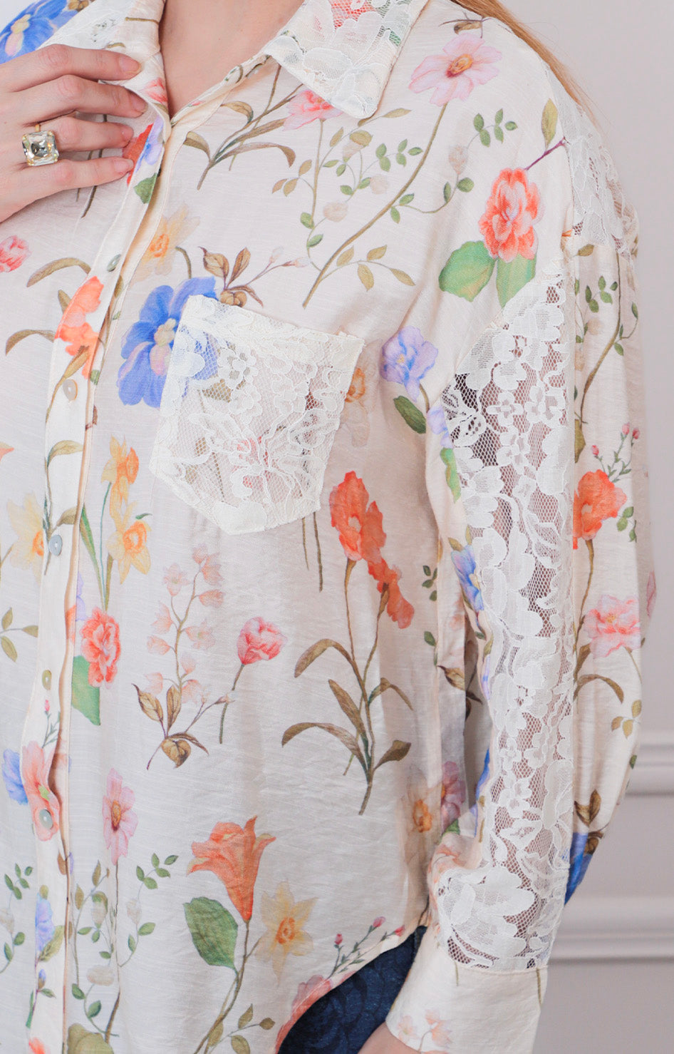 B*4-26*NAANAA*TP250116*BEIGE ESTAMPADO - BLUSAS REGULAR Boutiquemirel 