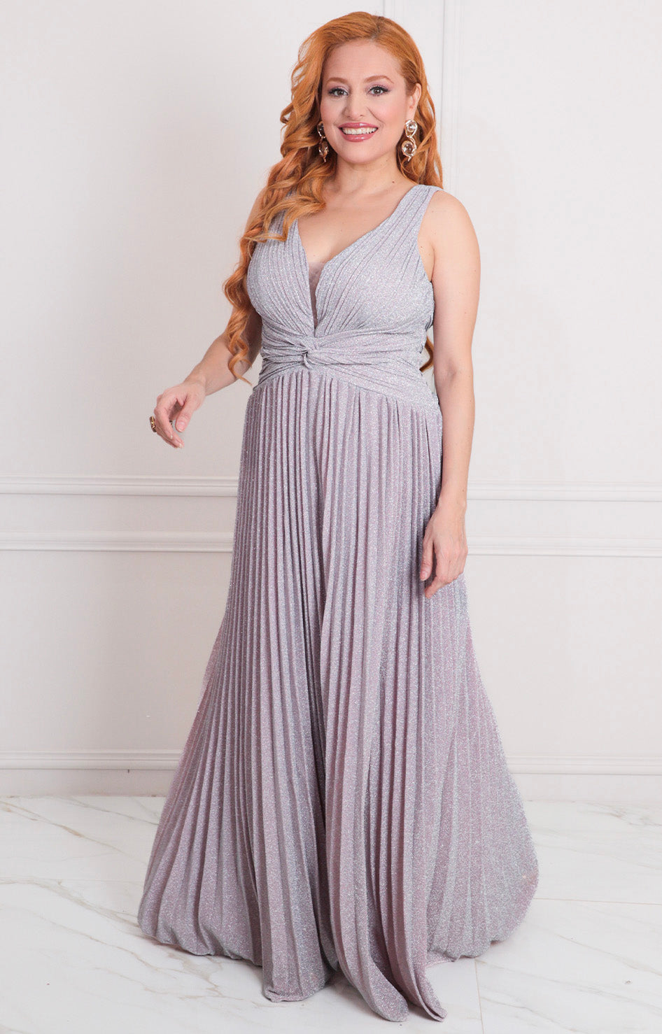 Vestido largo plisado - VESTIDO LARGO REGULAR Boutiquemirel 