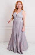 Vestido largo plisado - VESTIDO LARGO REGULAR Boutiquemirel 