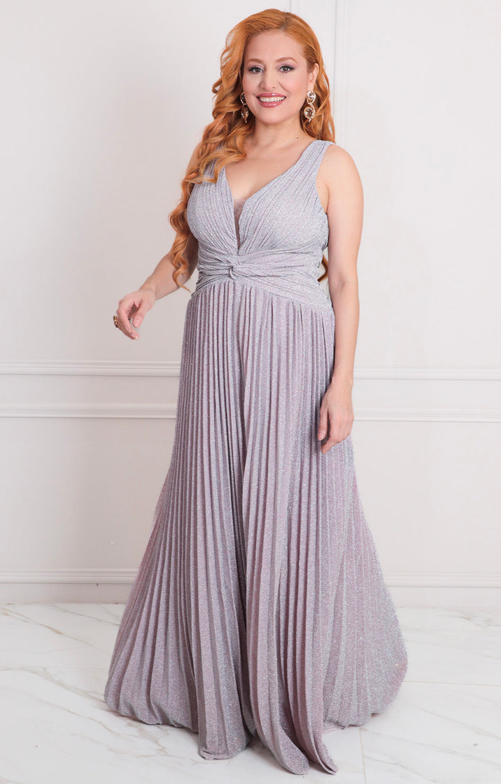 Vestido largo plisado - VESTIDO LARGO REGULAR Boutiquemirel 