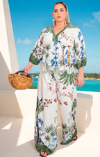 Conjunto estampado floreado - CONJUNTO CURVY Boutiquemirel 