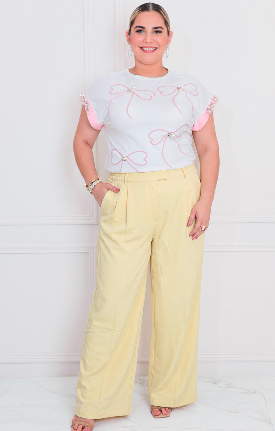 Pantalón amplio elegante