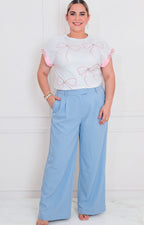 Pantalón amplio elegante - PANTALON CURVY Boutiquemirel 