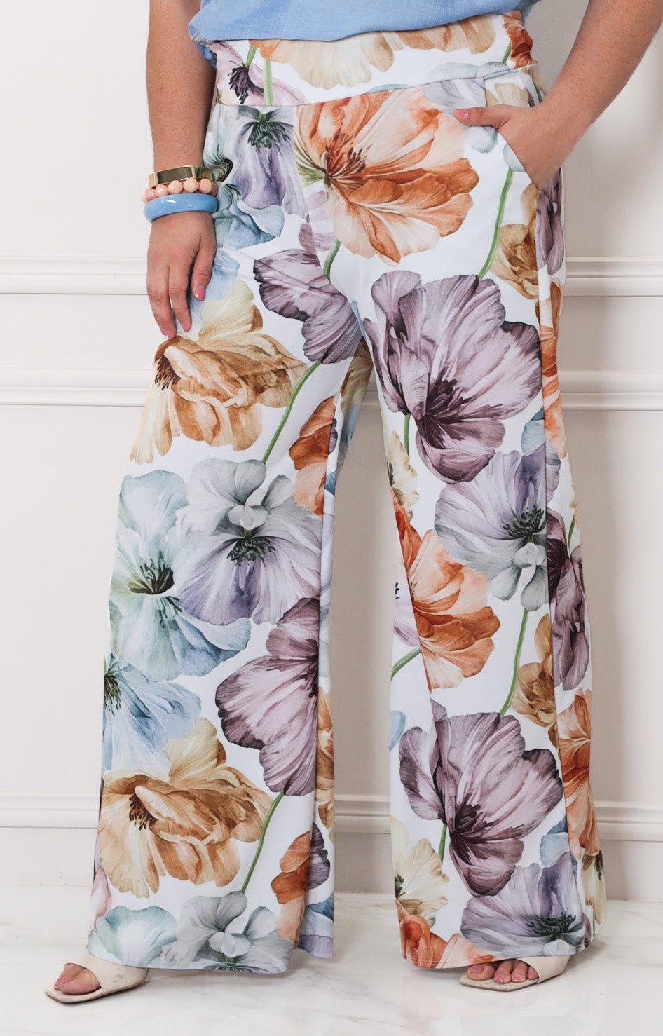 Pantalon recto estampado - PANTALON CURVY Boutiquemirel 