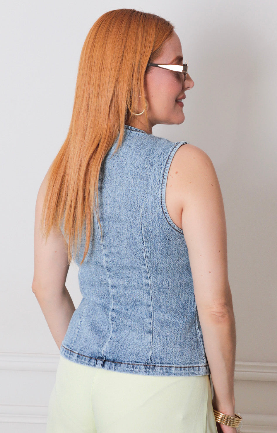 Blusa de mezclilla con botones - BLUSAS REGULAR Boutiquemirel 