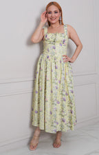 Vestido estampado de tirantes - VESTIDO LARGO REGULAR Boutiquemirel 